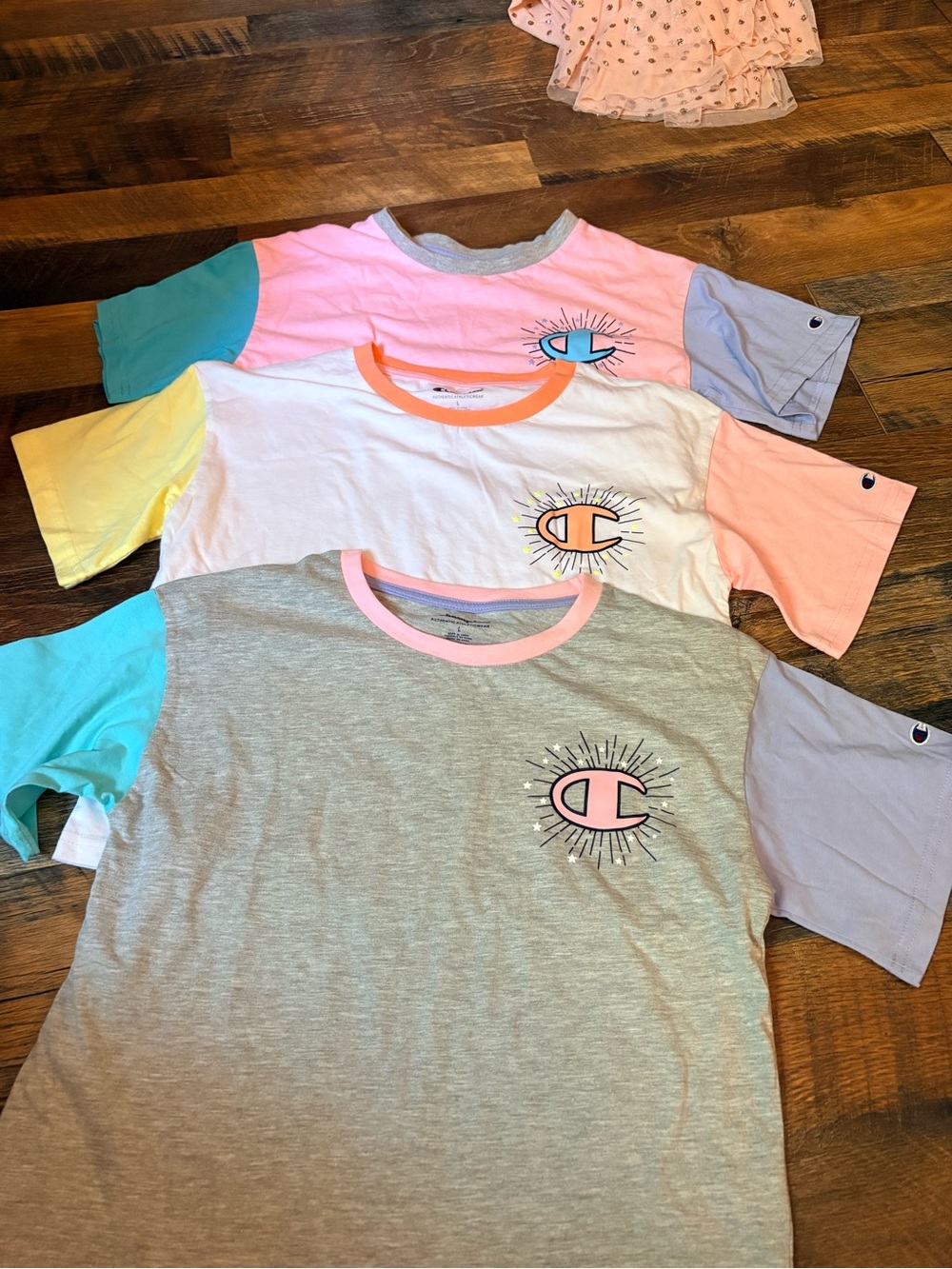 Girls champion t shirts